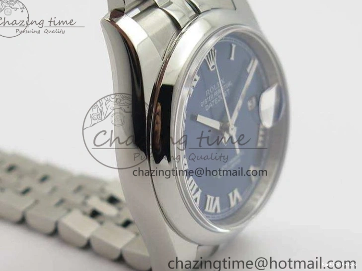 0516 DateJust 36mm SS 116200 ARF 1:1 Best Edition Blue Roman Dial On 904L SS Jubilee Bracelet SA GoodFit 3520